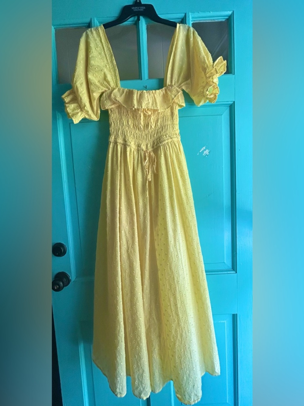 Yellow Smocked Dress - Lightweight Summer Style